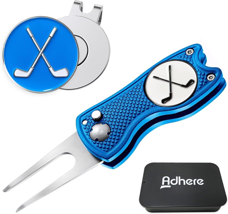 Adhere Golf Ball Markers Personlized Logo Enamel with A Strong Magnetic Hat Clips A Premium Golf Gifts for Golfer - Image 1